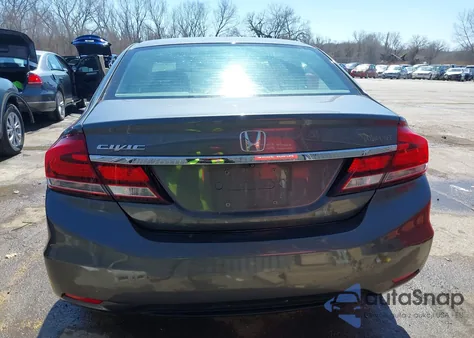 2013 Honda Civic Ex из США, поврежденный, VIN 2HGFB2F85DH500087